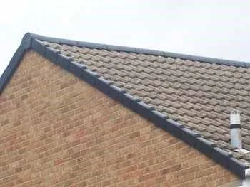 New dry verge on a gable end